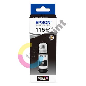 Inkoustová cartridge Epson C13T07C14A, EcoTank L8160, L8180, black, originál