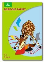 Složky barevných papírů A4 80 g – 8 listů (1)