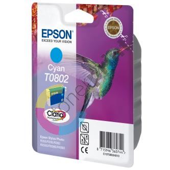 Inkoustová cartridge Epson C13T080240, R625, RX560, R360, cyan, originál