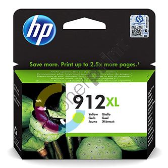 HP originální ink 3YL83AE, HP 912XL, yellow, 825str., high capacity, HP Officejet 8012, 80