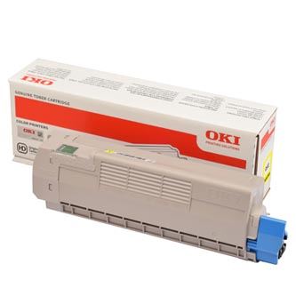 Toner OKI 46507505, C612, yellow, originál
