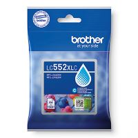 Inkoustová cartridge Brother LC552XLC, MFC-J3660DW/J3960DW, Cyan, 1500 stran, originál (2)