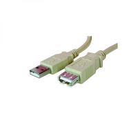 Kabel USB (2.0), A plug/A socket, 1,8m, přenosová rychlost 480Mb/s, LOGO