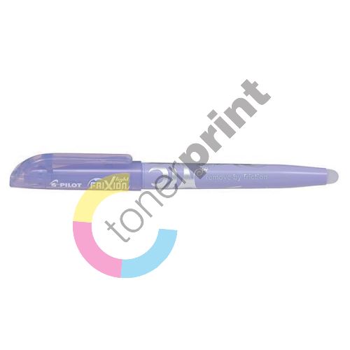 Zvýrazňovač Frixion Light Soft, pastelová fialová, 1-3,3 mm, vymazatelný, PILOT 5
