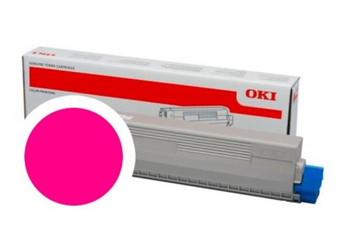 Toner OKI 47095702, C824, C834, C844, magenta, originál