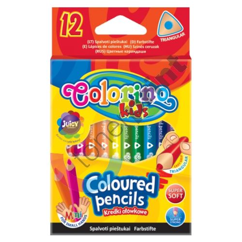 Colorino pastelky trojhranné, krátké, 12 barev 1