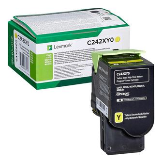 Toner Lexmark C242XY0, C2425dw, C2535dw, MC2425adw, MC2535adwe, yellow, originál