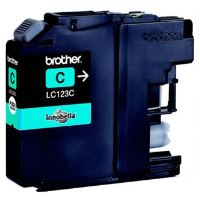 Inkoustová cartridge Brother LC-123C, MFC-J4510DW, Cyan, 600 stran, originál