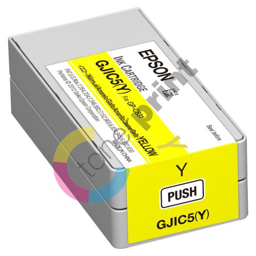Cartridge Epson C13S020566, yellow, GJIC5(Y), originál 1