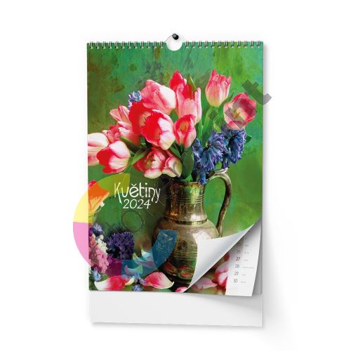 Nástěnný kalendář - Květiny - A3 1