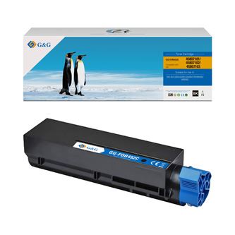 Toner kompatibilní OKI 45807102, B412dn, B432dn, B512dn, černý, G&G