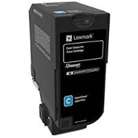 Toner Lexmark 74C20CE, CS720de, CS720dte, CS725de, CS725dte, cyan, originál