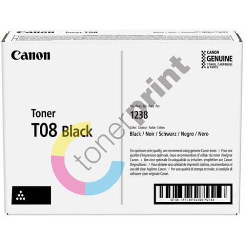 Toner Canon T08, black, 3010C006, originál 1