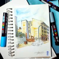 Akrylový popisovač Uni Posca PC-1M, 0,7 mm, černý (7)
