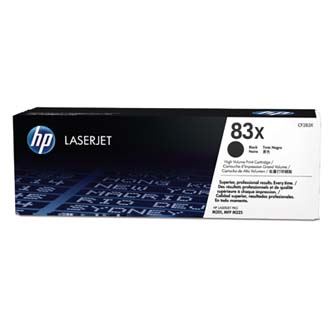 HP originální toner 83X (CF283X) Black pro HP LaserJet Pro M201, M225 | 2 200 stran