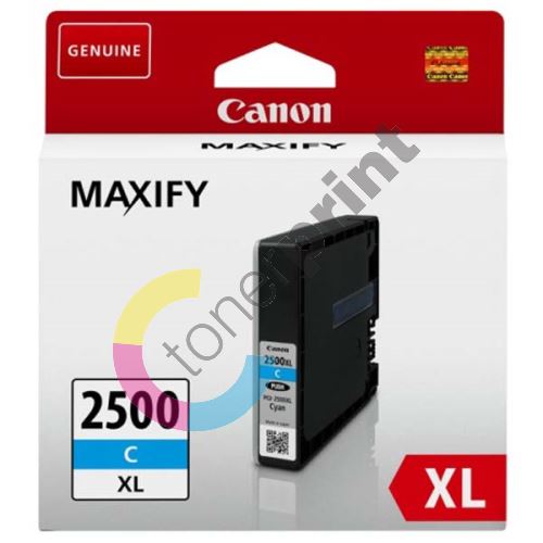 Cartridge Canon PGI-2500XL, cyan, 9265B001, originál 1