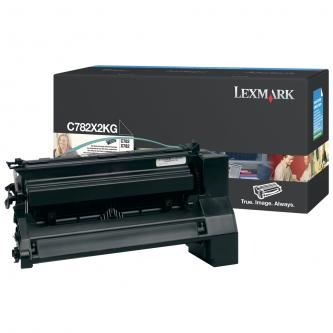 Toner Lexmark C782X2KG, C782dn, C782dtn, C782n, X782e, X782e, black, originál