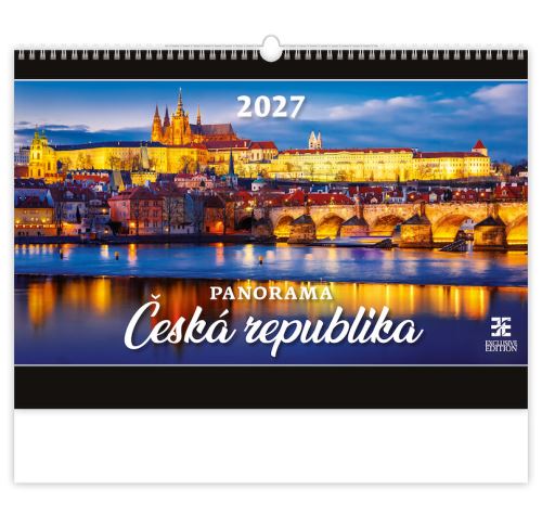 Nástěnný kalendář - Panorama Česká republika 2027 (kalendář na zeď Česko)