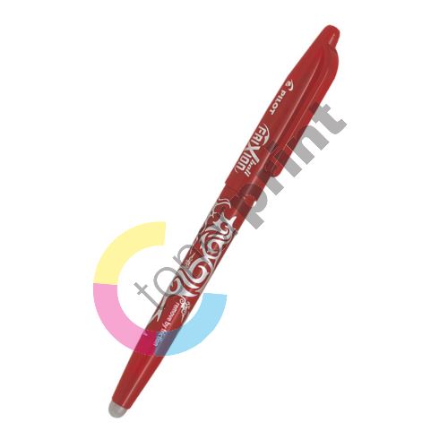 Kuličkové pero Pilot Frixion Ball, gumovatelné, červené, 0,7 mm 1