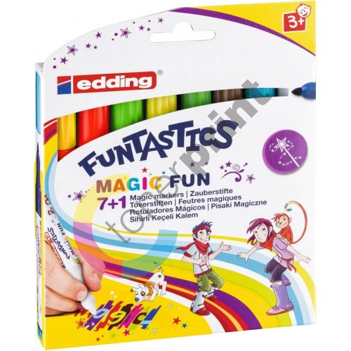 Dětské fixy Edding 13 Magic Fun, sada 8 barev 1