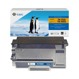 Toner kompatibilní Brother TN3520, HL-L6400DW, MFC-L6900DW, black, G&G