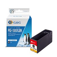 Inkoustová cartridge Canon PGI-1500XL BK, black, kompatibilní G&amp;G, MAXIFY MB2050, MB2350