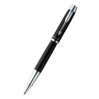 Kuličkové pero Art Crystella Lily Pen, černá s bílými krystaly Swarovski, 13cm