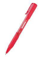 Kuličkové pero Kores K6, Pen Soft Grip, mechanické, červené Kuličkové pero Kores K6, Pen Soft Grip, mechanické, červené