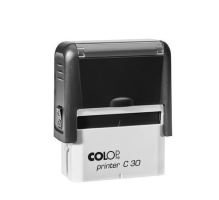 Razítko COLOP Printer C30 1523007, 47 × 18 mm, modrá poduška