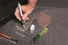 Křídový popisovač Pentel SMW26 Wet Erase, žlutý