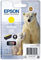 Inkoustová cartridge Epson 26, C13T26144012, yellow, 4,5 ml, originál