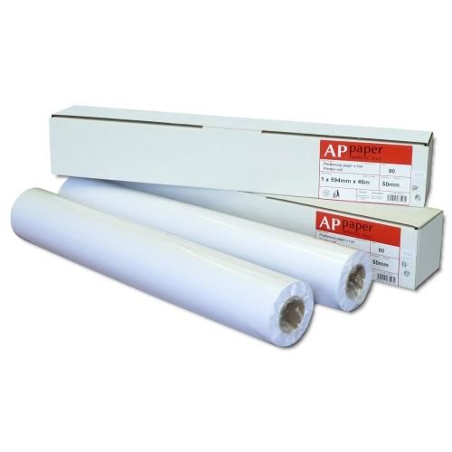 Plotrový papír AP 80g/m2 594/46m/50 - nelepené