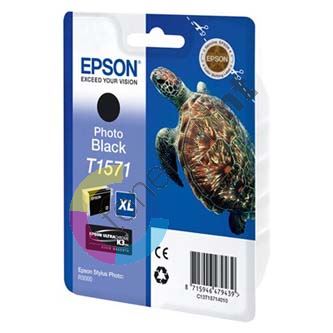 Inkoustová cartridge Epson C13T15714010, Stylus Photo R3000, photo black, originál