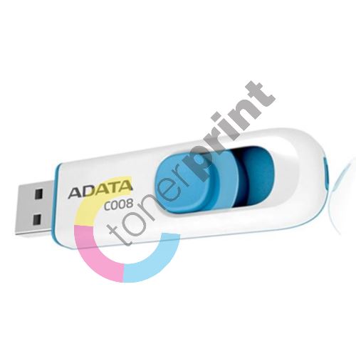 ADATA 32GB C008, USB flash disk 2.0, bílo-modrá 1
