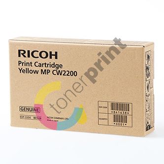 Inkoustová cartridge Ricoh MP CW2200, 841638, yellow, originál