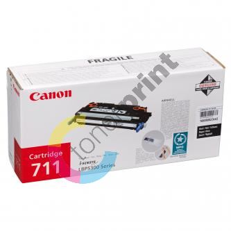 Toner Canon CRG-711Bk, LBP-5300, černá, CRG711Bk, originál