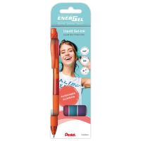 Pentel EnerGel BL107, kuličkové pero, sada 4 mix barvy