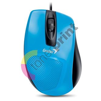 Myš Genius DX-150, 1200DPI, optická, drátová (USB), modrá