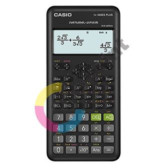 Casio Kalkulačka FX 350 ES PLUS 2E, černá, stolní