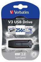 256GB Verbatim Store'n'Go V3, USB flash disk 3.0, 49168, černá 256GB Verbatim Store'n'Go V3, USB flash disk 3.0, 49168, černá