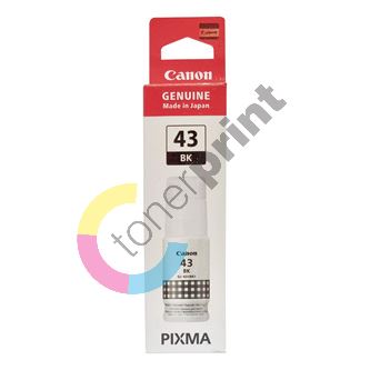Inkoustová cartridge Canon GI-43Bk, Pixma G540, G640, black, 4698C001, originál