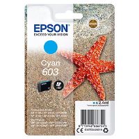 Inkoustová cartridge Epson 603, C13T03U24010, cyan, 2,4 ml, originál