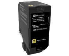 Toner Lexmark 74C2HY0, CS725de, return, yellow, originál