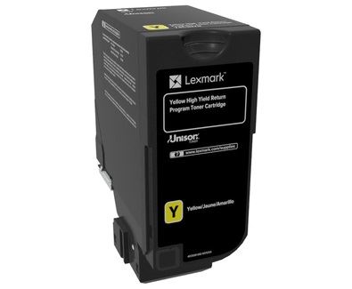 Toner Lexmark 74C2HY0, CS725de, return, yellow, originál (724082)