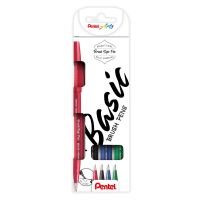 Štětečkové popisovače Pentel Brush Sign Pen touch SES15 Basic sada Štětečkové popisovače Pentel Brush Sign Pen touch SES15 Basic sada