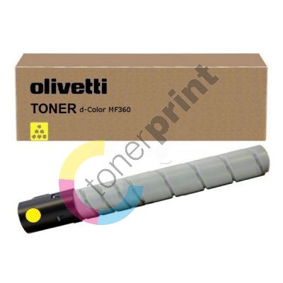 Toner Olivetti D-COLOR MF 360, yellow, B0842, originál 1