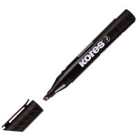 Značkovač Kores K-Marker permanentní, klínový, černý 3 - 5 mm