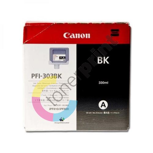 Cartridge Canon PFI-303BK, originál 1