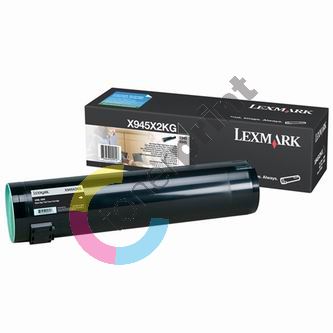 Toner Lexmark X945, X945X2K, černá, originál 1