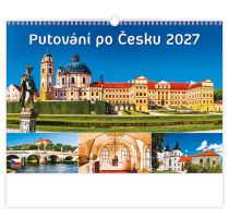 Nástěnný kalendář - Putování po Česku 2027 (kalendář Česká republika na zeď)